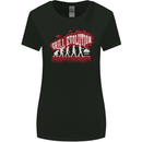Grill Evolution Funny BBQ Womens Wider Cut T-Shirt Black