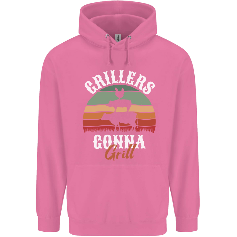 Grillers Gonna Grill BBQ Food Childrens Kids Hoodie Azalea