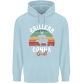 Grillers Gonna Grill BBQ Food Childrens Kids Hoodie Light Blue