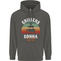 Grillers Gonna Grill BBQ Food Childrens Kids Hoodie Storm Grey