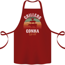 Grillers Gonna Grill BBQ Food Cotton Apron 100% Organic Maroon