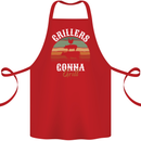 Grillers Gonna Grill BBQ Food Cotton Apron 100% Organic Red