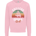 Grillers Gonna Grill BBQ Food Kids Sweatshirt Jumper Light Pink