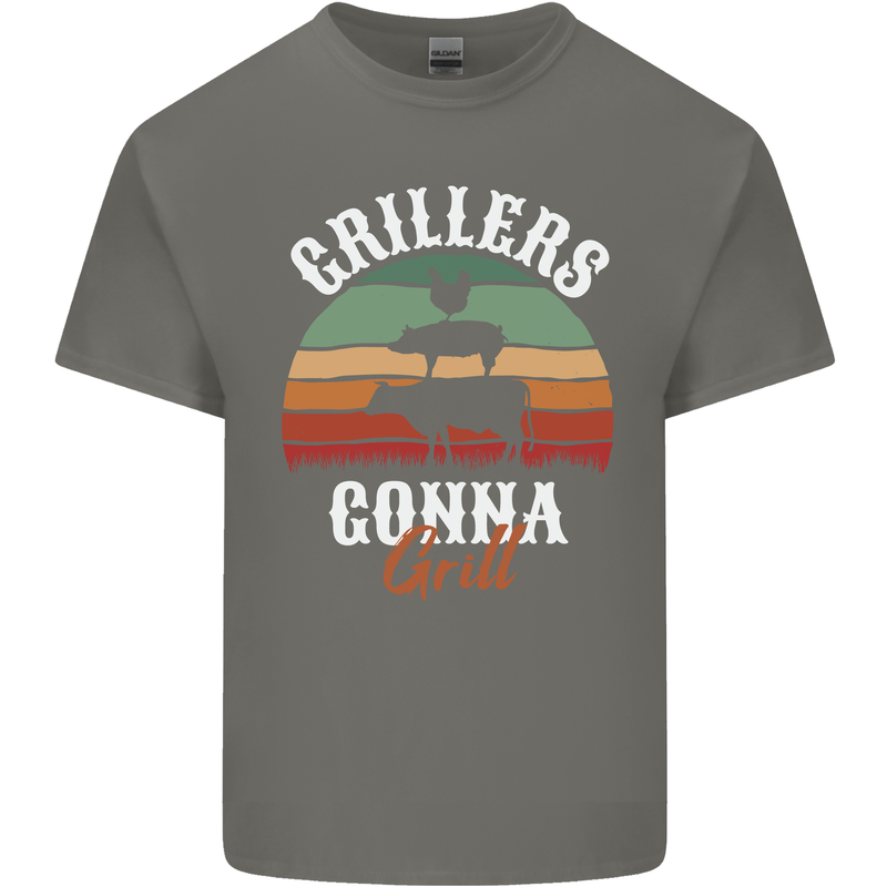 Grillers Gonna Grill BBQ Food Kids T-Shirt Childrens Charcoal