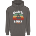 Grillers Gonna Grill BBQ Food Mens 80% Cotton Hoodie Charcoal