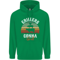 Grillers Gonna Grill BBQ Food Mens 80% Cotton Hoodie Irish Green