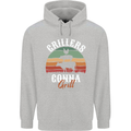Grillers Gonna Grill BBQ Food Mens 80% Cotton Hoodie Sports Grey