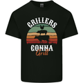 Grillers Gonna Grill BBQ Food Mens Cotton T-Shirt Tee Top Black