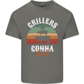 Grillers Gonna Grill BBQ Food Mens Cotton T-Shirt Tee Top Charcoal