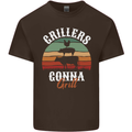Grillers Gonna Grill BBQ Food Mens Cotton T-Shirt Tee Top Dark Chocolate