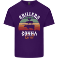Grillers Gonna Grill BBQ Food Mens Cotton T-Shirt Tee Top Purple