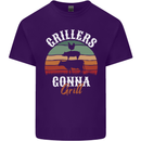 Grillers Gonna Grill BBQ Food Mens Cotton T-Shirt Tee Top Purple