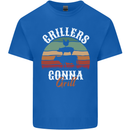 Grillers Gonna Grill BBQ Food Mens Cotton T-Shirt Tee Top Royal Blue
