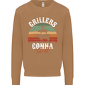 Grillers Gonna Grill BBQ Food Mens Sweatshirt Jumper Caramel Latte