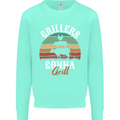 Grillers Gonna Grill BBQ Food Mens Sweatshirt Jumper Peppermint