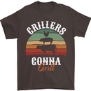Grillers Gonna Grill BBQ Food Mens T-Shirt 100% Cotton Dark Chocolate