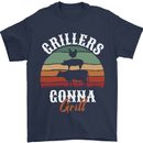 Grillers Gonna Grill BBQ Food Mens T-Shirt 100% Cotton Navy Blue