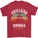 Grillers Gonna Grill BBQ Food Mens T-Shirt 100% Cotton Red