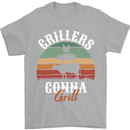 Grillers Gonna Grill BBQ Food Mens T-Shirt 100% Cotton Sports Grey