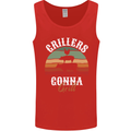 Grillers Gonna Grill BBQ Food Mens Vest Tank Top Red