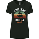 Grillers Gonna Grill BBQ Food Womens Wider Cut T-Shirt Black