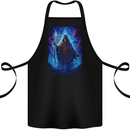 Grim Reaper Domain Cotton Apron 100% Organic Black