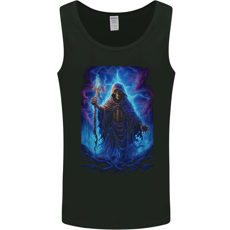 Grim Reaper Domain Mens Vest Tank Top Black