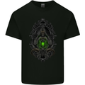 Grim Reaper Gothic Skull Heavy Metal Lantern Kids T-Shirt Childrens Black