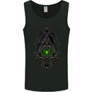 Grim Reaper Gothic Skull Heavy Metal Lantern Mens Vest Tank Top Black
