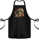 Grim Reaper Horse From Hell Cotton Apron 100% Organic Black