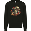 Grim Reaper Horse From Hell Mens Sweatshirt Jumper Black