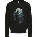 Grim Reaper Returning From Hell Skull Mens Sweatshirt Jumper Black