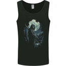 Grim Reaper Returning From Hell Skull Mens Vest Tank Top Black