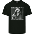 Grim Reaper Skull Mens Cotton T-Shirt Tee Top Black
