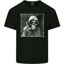Grim Reaper Skull Mens Cotton T-Shirt Tee Top Black