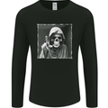 Grim Reaper Skull Mens Long Sleeve T-Shirt Black