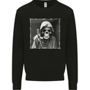 Grim Reaper Skull Mens Sweatshirt Jumper Black
