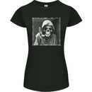 Grim Reaper Skull Womens Petite Cut T-Shirt Black