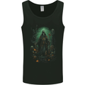 Grim Reaper Surrounded by Skulls Mens Vest Tank Top Black