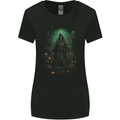 Grim Reaper Surrounded by Skulls Womens Wider Cut T-Shirt Black