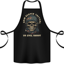 Grim Reaper Tactical Skull Military Army Cotton Apron 100% Organic Black
