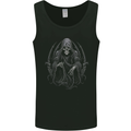Grim Reaper Throne Skull Mens Vest Tank Top Black