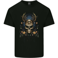 Grim Reaper of the Earth Skull Kids T-Shirt Childrens Black