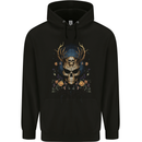 Grim Reaper of the Earth Skull Mens 80% Cotton Hoodie Black