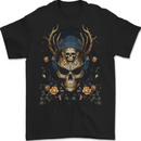 Grim Reaper of the Earth Skull Mens T-Shirt 100% Cotton BLACK