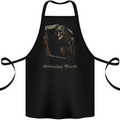 Grinning Death Grim Reaper Gothic Heavy Metal Skull Cotton Apron 100% Organic Black