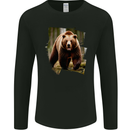Grizzly Bear Photograph Mens Long Sleeve T-Shirt Black