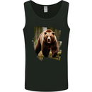 Grizzly Bear Photograph Mens Vest Tank Top Black