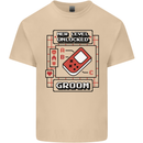 Groom New Level Unlocked Funny Marriage Mens Cotton T-Shirt Tee Top Sand