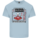 Groomsman New Level Unlocked Funny Best Man Mens Cotton T-Shirt Tee Top Light Blue